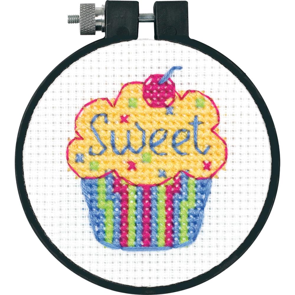 Learn A Craft Cupcake Counted Cross Stitch Kit